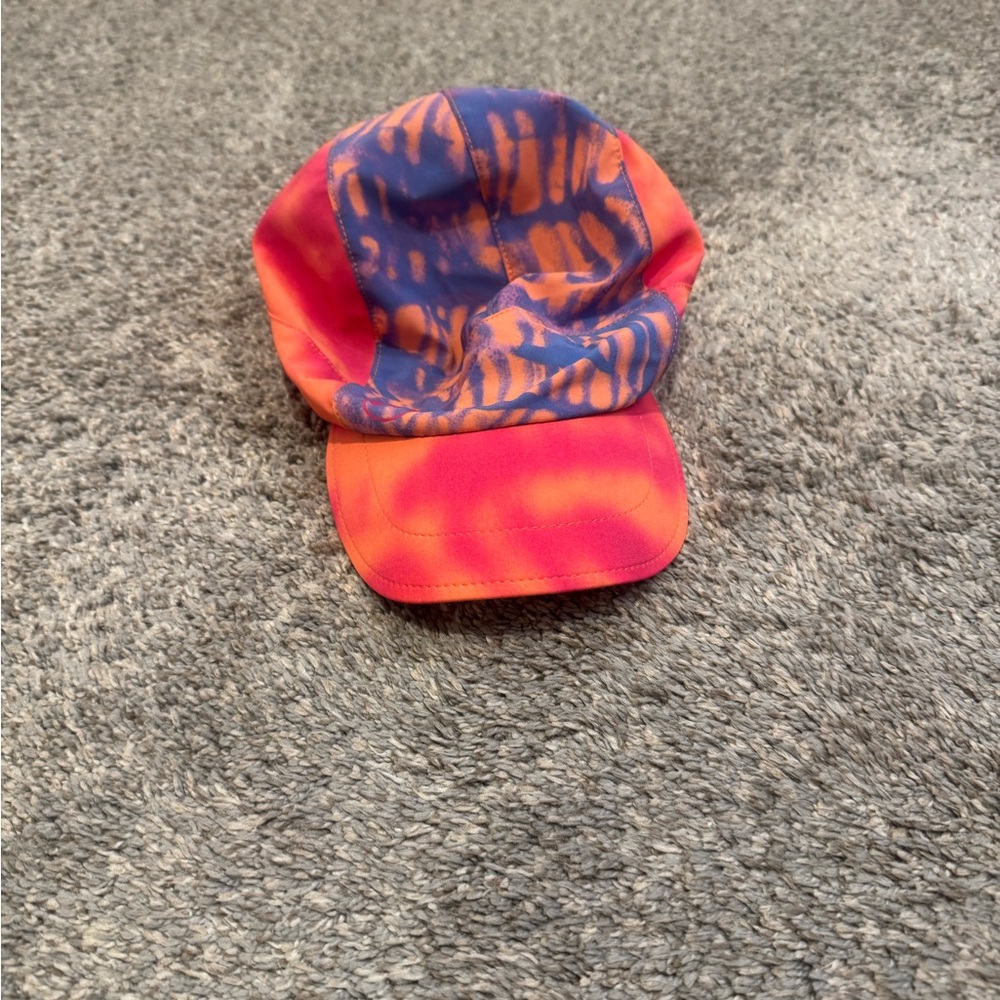 Janji AFO Orange and Purple Tie-Dye Hat